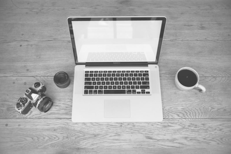 laptop workspace