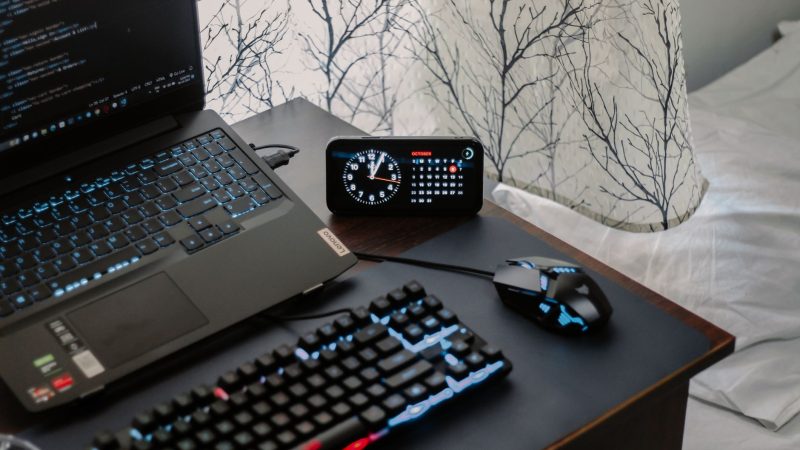 laptop office desk